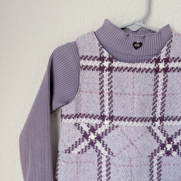 Lili Gaufrette French Brand Girls Plaid Dress Set - Picture 3 of 7
